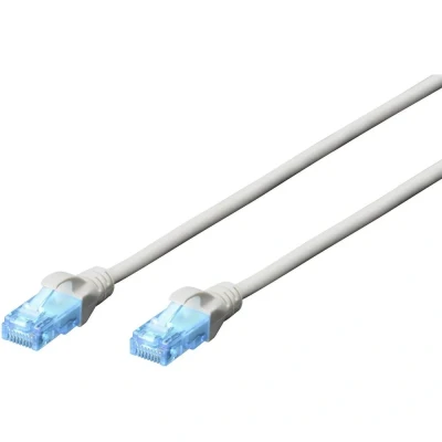 Afbeelding van Digitus DK 1511 0025 RJ45 Netwerkkabel, patchkabel CAT 5e U/UTP 0.25 m Grijs 1 stuk(s)