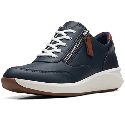 Afbeelding van Clarks Een Rio Zip Sneakers voor dames, Navy Combi