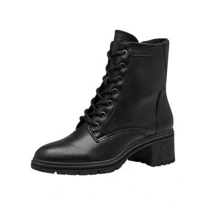 Afbeelding van Tamaris Dames 1 25242 43 Enkellaarzen voor dames, Zwart leder