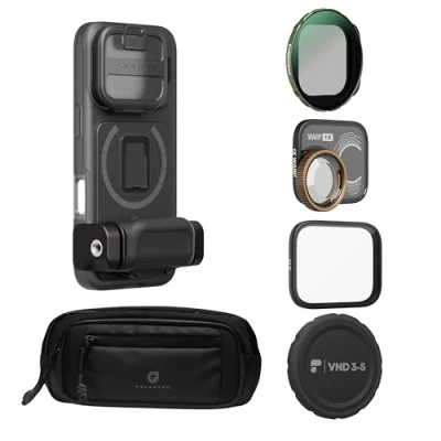 Afbeelding van PolarPro LiteChaser iPhone 16 Pro Street Photographer Kit Opzetlens Smartphone