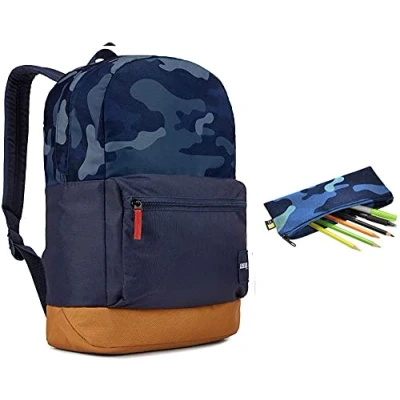 Afbeelding van Case Logic Commence Rugzak met etui 24L Blauw Camoprint