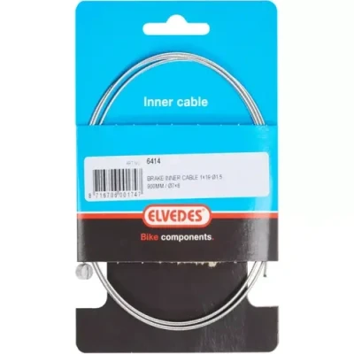 Afbeelding van Rem binnenkabel Elvedes 900mm 1 x19 draads verzinkt ø1,5mm met T nippel ø7 x 6mm