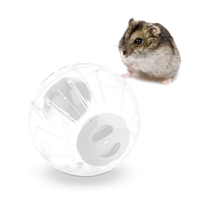 Afbeelding van hamsterbal Ø 18,5 cm kunststof loopbal voor hamsters en muizen knaagdierspeelgoed