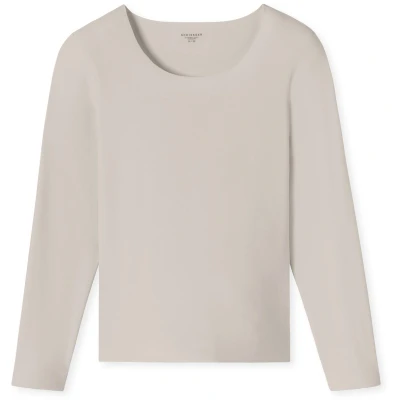 Afbeelding van Schiesser Invisible SOFT Hemd, Dames, Maat: 44, Sand