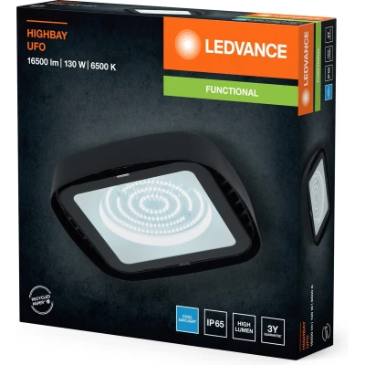 Afbeelding van LEDVANCE Highbay Ufo 4058075843424 LED halverlichting 130 W Zwart