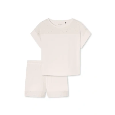 Afbeelding van Schiesser Comfort SET Pyjama, Dames, Maat: 48, Off white
