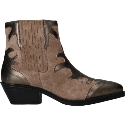 Afbeelding van Maruti Tessy Leather Taupe L51 Dames Cowboylaarzen Bruin 36