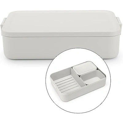 Afbeelding van Brabantia Make &amp; Take Lunchbox L Lichtgrijs