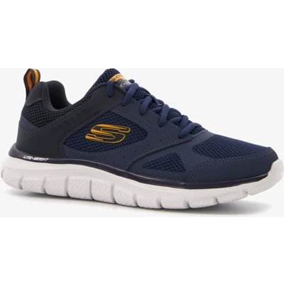 Afbeelding van Skechers Track Syntac Sneakers voor heren, Navy Leather Mesh Trim, 48.5 EU