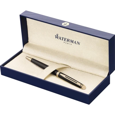 Afbeelding van Waterman Hémisphère Matt Black GT Balpen Kleur: Zwart De Vulpenwereld