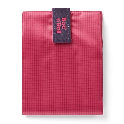 Afbeelding van Roll eat herbruikbaar boterhamzakje Boc and Square Pink