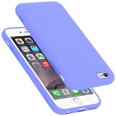 Afbeelding van Cadorabo Hoesje geschikt voor Apple iPhone 6 / 6S in LIQUID LICHT PAARS Beschermhoes gemaakt van flexibel TPU silicone Case Cover