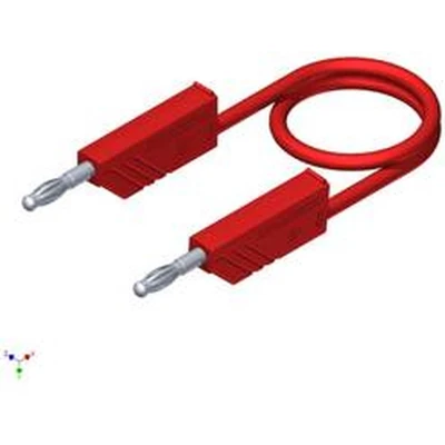 Afbeelding van SKS Hirschmann CO MLN SIL 100/1 Meetsnoer Banaanstekker 4 mm 1.00 m Rood 1 stuk(s)