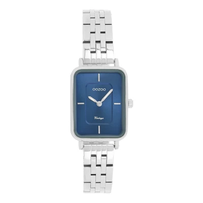 Afbeelding van OOZOO Vintage series Zilverkleurige horloge met roestvrijstalen armband C20417