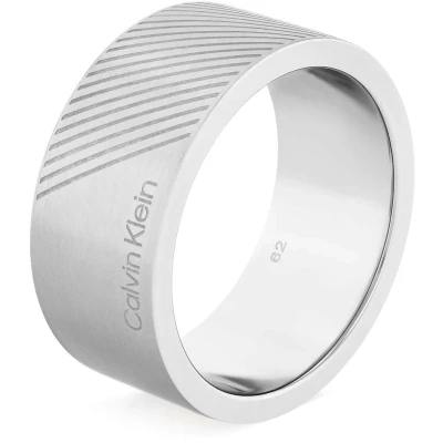 Afbeelding van Calvin Klein 35000436G Ring silvercoloured, Heren, Maat: 62, Silver coloured