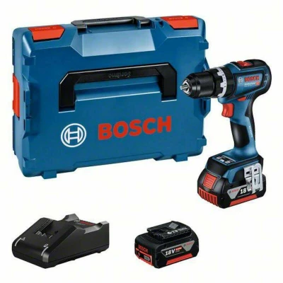 Afbeelding van Bosch Professional GSB 18V 90 C Accu klopboor/schroefmachine Incl. 2 accus, lader, koffer