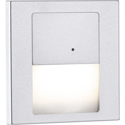 Afbeelding van Paulmann 80003 Tsaro eckig 80x36mm 1W 80lm 230V 2700K Wandinbouwarmatuur LED 1 W Chroom (mat)