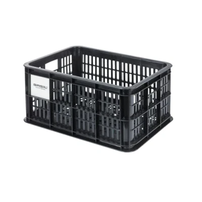 Afbeelding van Basil fietskrat MIK S, 17.5L, gerecycled kunststof, black