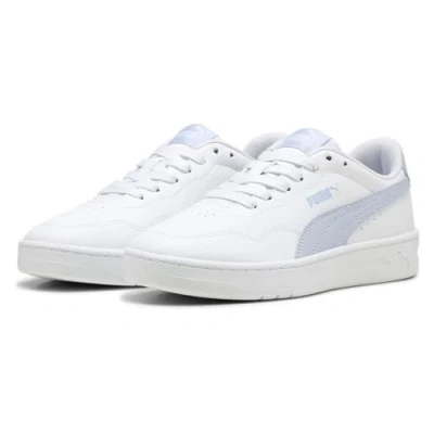 Afbeelding van Puma Court Lally JR Unisex Sneakers laag voor kinderen, Maat: 38, White/cool weather Hoogwaardig imitatieleer