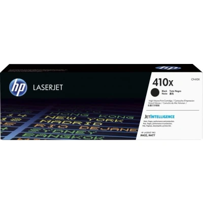 Afbeelding van HP toner 410X, 6 500 pagina&#039;s, OEM CF410X, zwart
