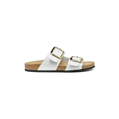 Afbeelding van Geox Brionia Muiltjes, Dames, Maat: 35, White Leer