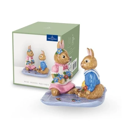 Afbeelding van Villeroy &amp; Boch Bunny Tales Picknick Ornament 8 Cm Multicolor