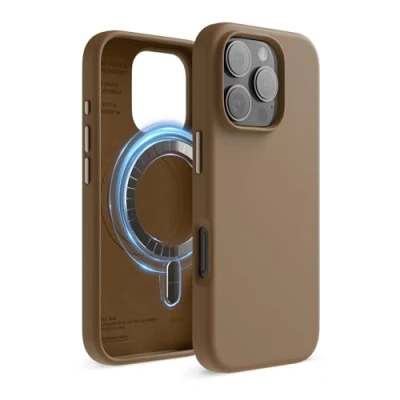 Afbeelding van Elago Magnetische siliconen hoes, compatibel met iPhone 16 Pro Max 6,3 inch, alle MagSafe accessoires, geïntegreerde magneten, zacht handvat, schokbestendig