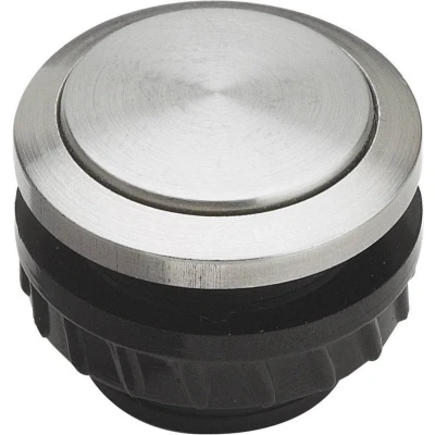 Afbeelding van Grothe 62060 Belknop 1 voudig RVS 12 V/1,5 A