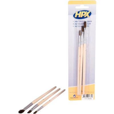 Afbeelding van Autolakpenselen HPX (set á 3 stuks)