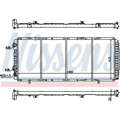 Afbeelding van Nissens Radiateur 61393