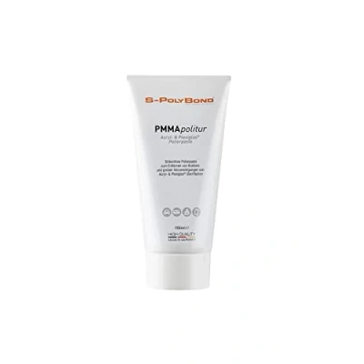 Afbeelding van S Polybond® PMMA, acryl polijsten, plexiglas®, krasbestendig, reparatie en polijstpasta voor koplampen, ook epoxyhars, smartwatch enz. 150 ml