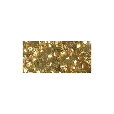 Afbeelding van Pailletten Wasbaar cup vorm geelgoud 6 mm 4000 stuks Rayher