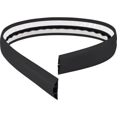 Afbeelding van TRU COMPONENTS Kabelbrug 1570428 PVC Zwart Aantal kanalen: 1 1800 mm Inhoud: 1.8 m