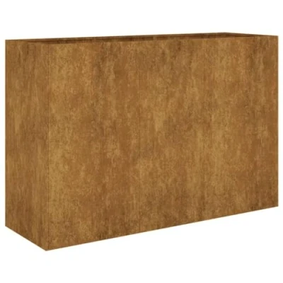 Afbeelding van Plantenbak verhoogd 120x40x80 cm cortenstaal