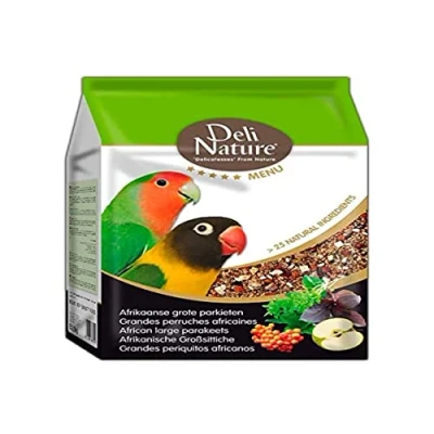 Afbeelding van 5x Deli Nature 5 Sterren Menu Afrikaanse Parkiet 800 gr