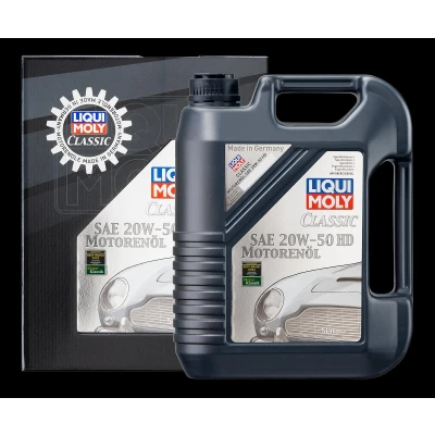 Afbeelding van Liqui Moly Classic Motoroil HD 20W 50 5L Motorolie 1129 VOLKSWAGEN: GOLF 1, TRANSPORTER 2 Bus, BMW: 2500 3300 Saloon, 2000 3200 Coupe