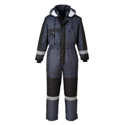 Afbeelding van Werkwinteroverall geïsoleerd waterdicht winddicht/ Blauw Grote Maat M