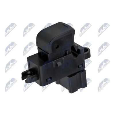 Afbeelding van NTY EWS NS 012 Schakelaar, raamopener Links achter, Rechts achter NISSAN: NP300 Navara Pickup, Qashqai / Qashqai+2 I, MICRA 3