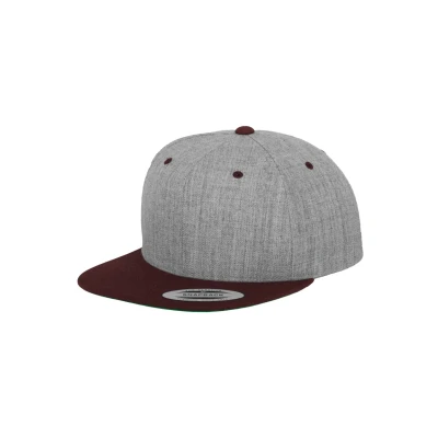 Afbeelding van Flexfit Classic Snapback 2TONE Pet, Maat: One Size, Light grey/purple