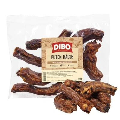 Afbeelding van 250g Dibo Premium Kalkoenenhals Hondensnacks