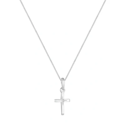 Afbeelding van Elli Damesketting, kruis, ster, religie, zilver (925/1000), 450, sterling