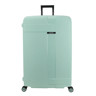 Afbeelding van Decent TRANSIT 2.0 Spinner TSA Reiskoffer vaste sluiting 135 liter Grote maat koffer 82x54x32,5 met wielen Lichtgewicht groot Veilig Cijferslot Mintgroen