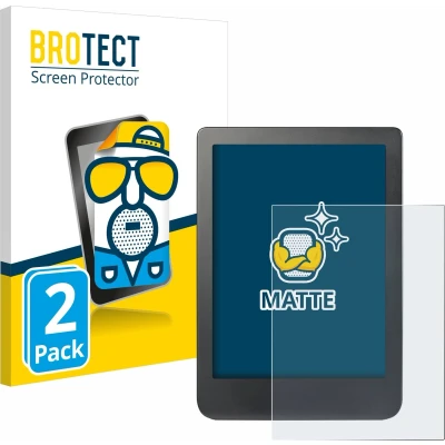 Afbeelding van BROTECT Screenprotector voor Kobo Clara HD (6&quot;) / BW Colour Folie Beschermfolie matte (2 Stuks)