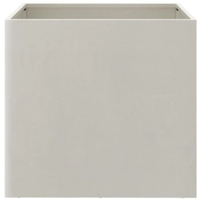 Afbeelding van Plantenbakken 2 st 49x47x46 cm roestvrij staal zilverkleurig