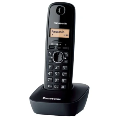Afbeelding van Panasonic KX TG1611JTH Draadloze digitale telefoon, basiseenheid en unieke ontvanger, beller ID, lange batterijduur, lcd display, telefoonboek, ontspanningsgeheugen, wekker, grijs