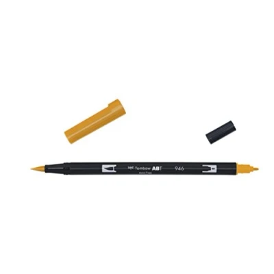 Afbeelding van Tombow ABT dubbele brushpen gold ochre 946