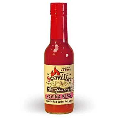Afbeelding van Scovillas Hot Gourmet Savina Kiss Saus Red 148 ml
