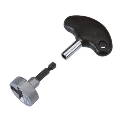 Afbeelding van Wolfcraft 2419000 Haakschroevendraaier 104mm met bitopname