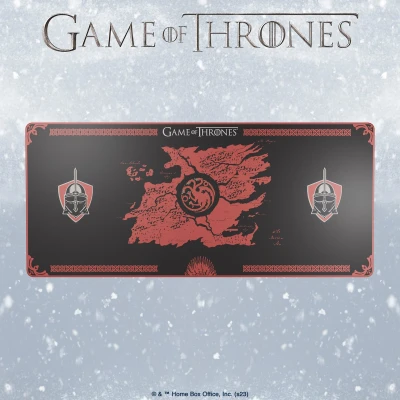 Afbeelding van Lexip x Warner Game of Thrones Flexible Mouse Mat XXL, Targaryen Edition, Black (90 40 cm)
