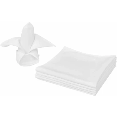 Afbeelding van Servetten wit 10 stuks 50 x cm